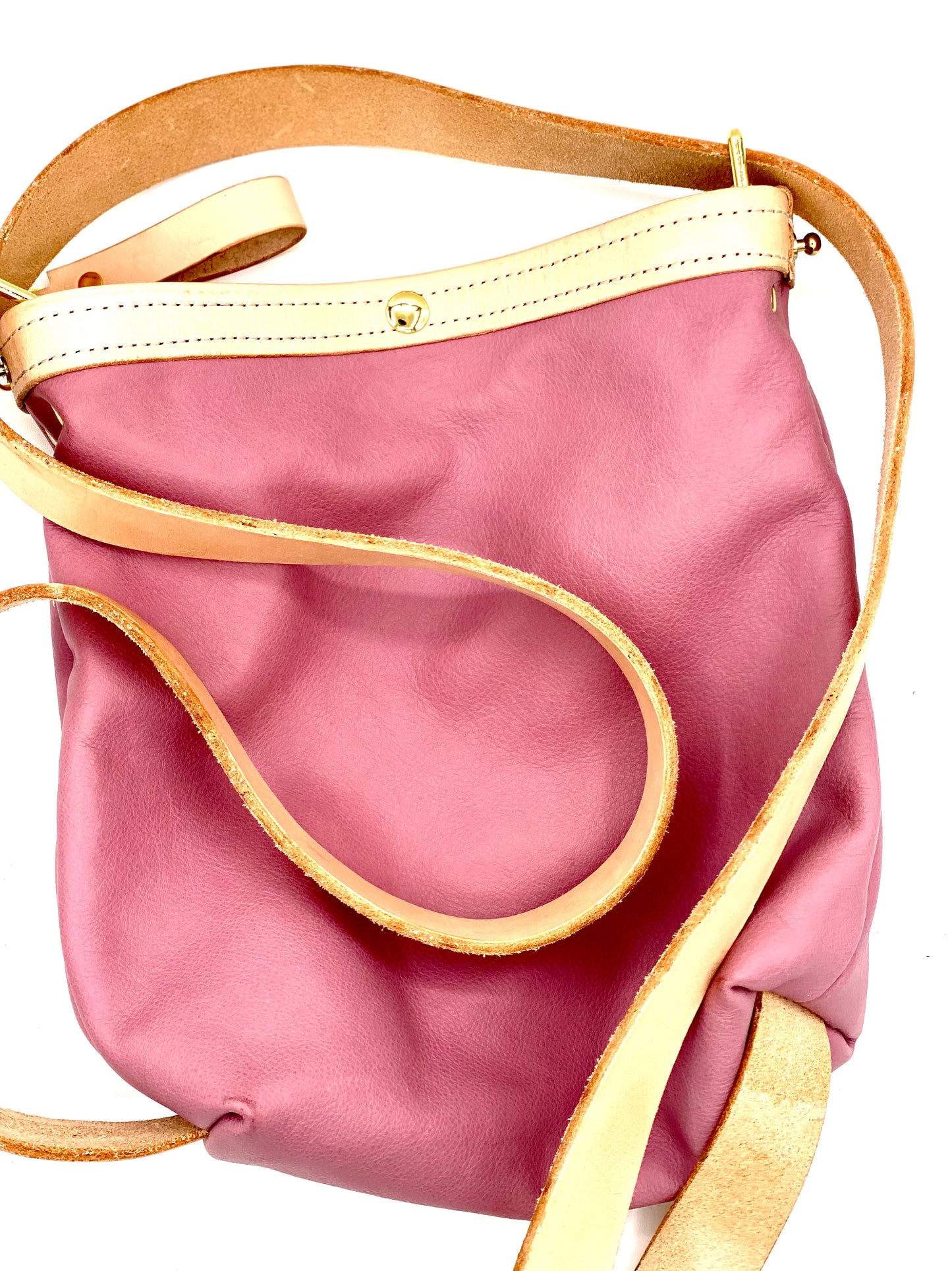 Lara Lavender Leather Convertible Tote - Custom Order