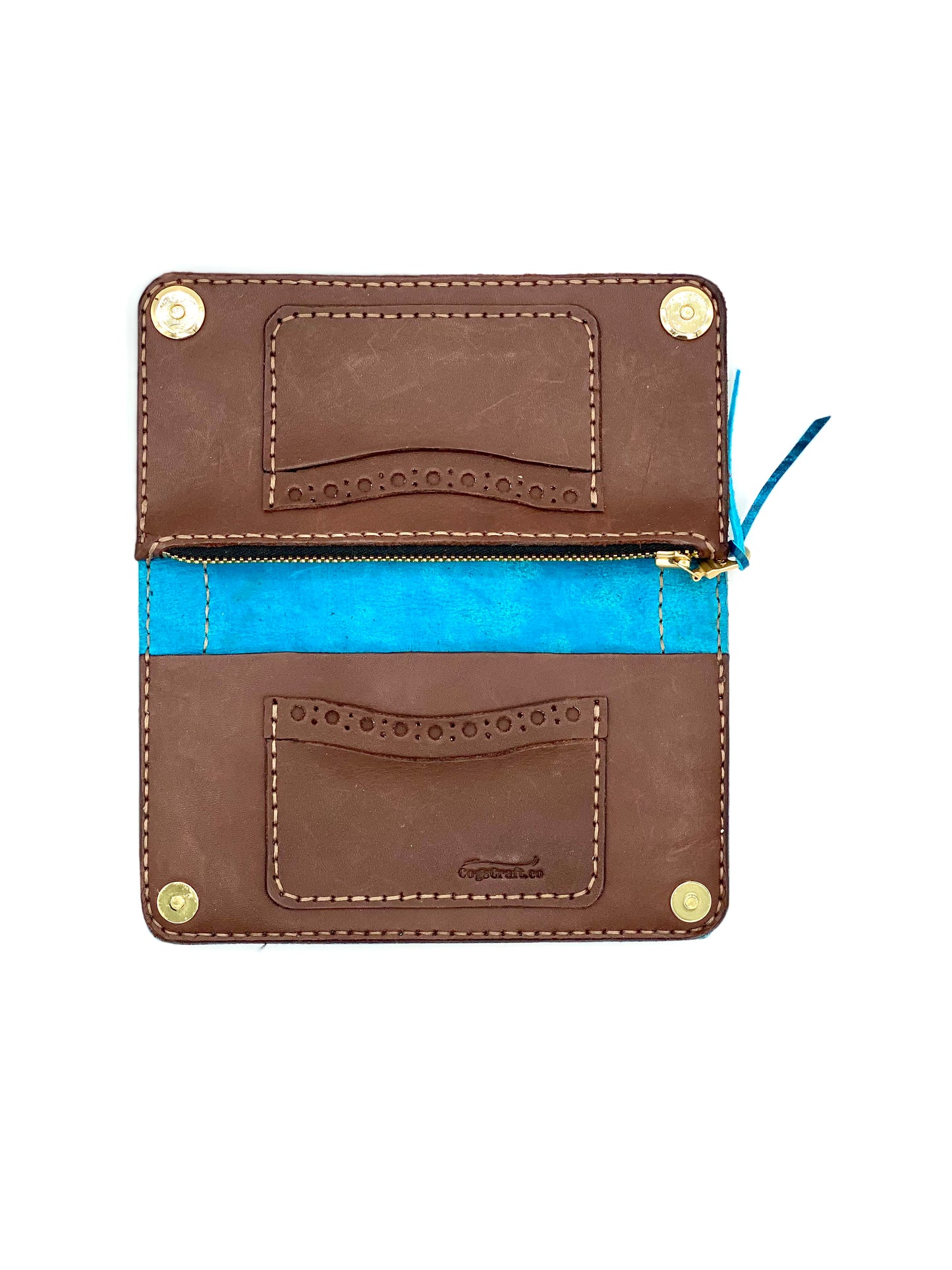 Shonda Two Tone Canvas and Leather Wallet