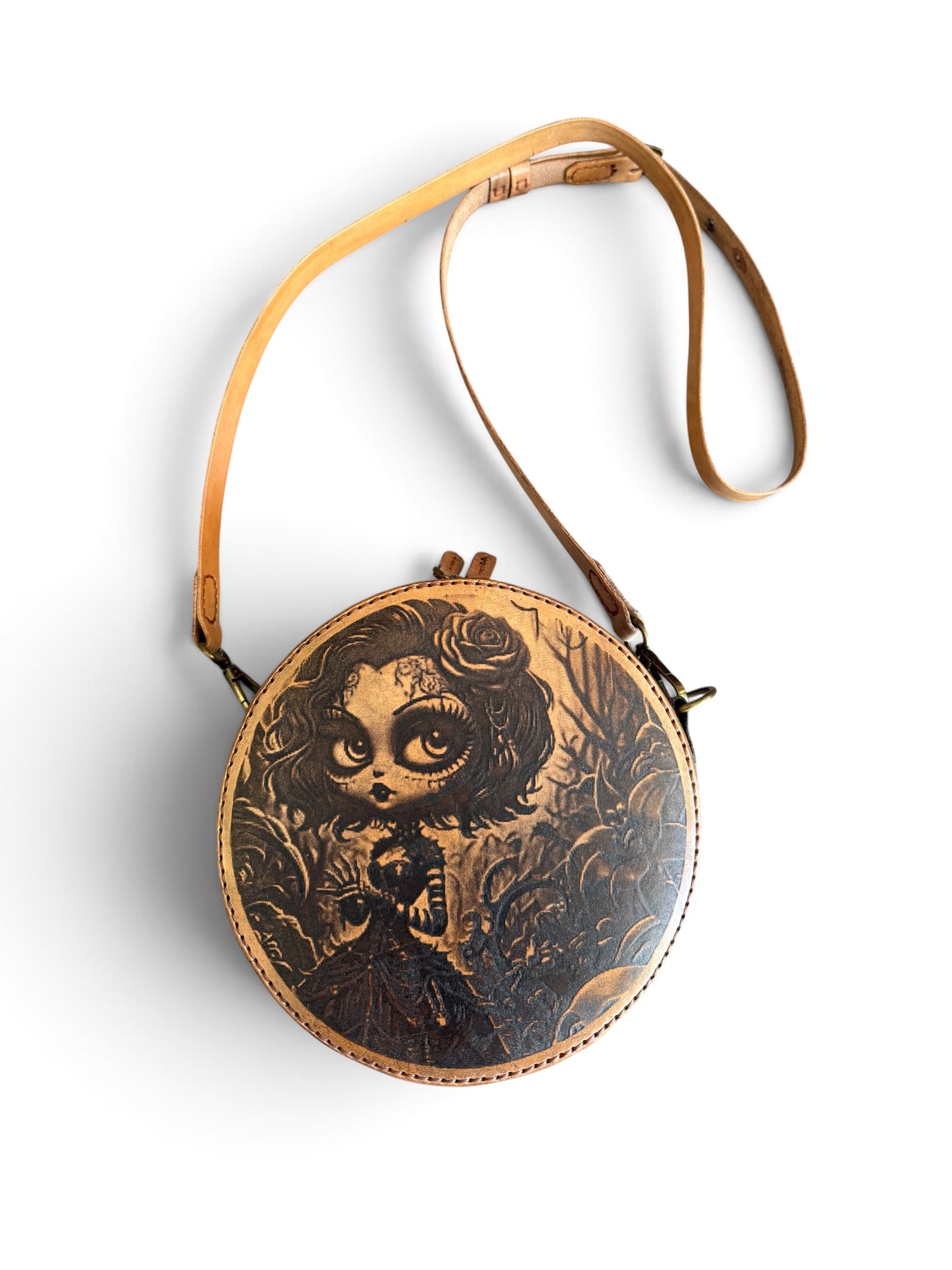 Bella-Donna Crossbody Circle Bag
