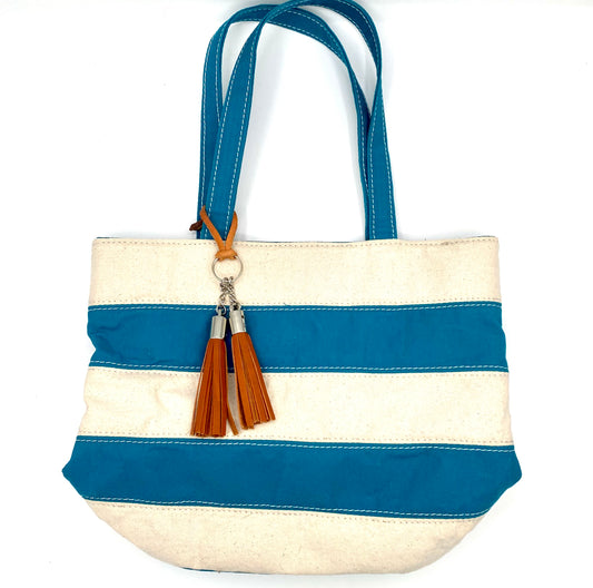 Stella Striped Canvas Bag