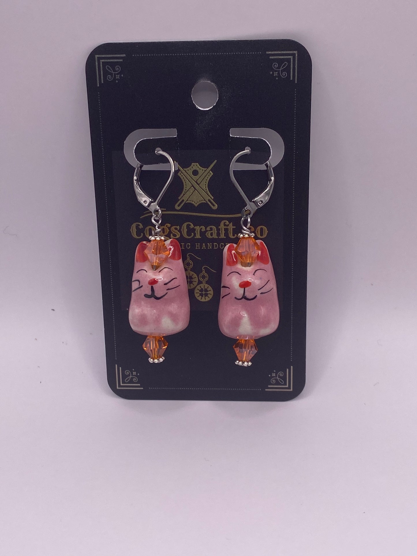 Ceramic Bead Earrings